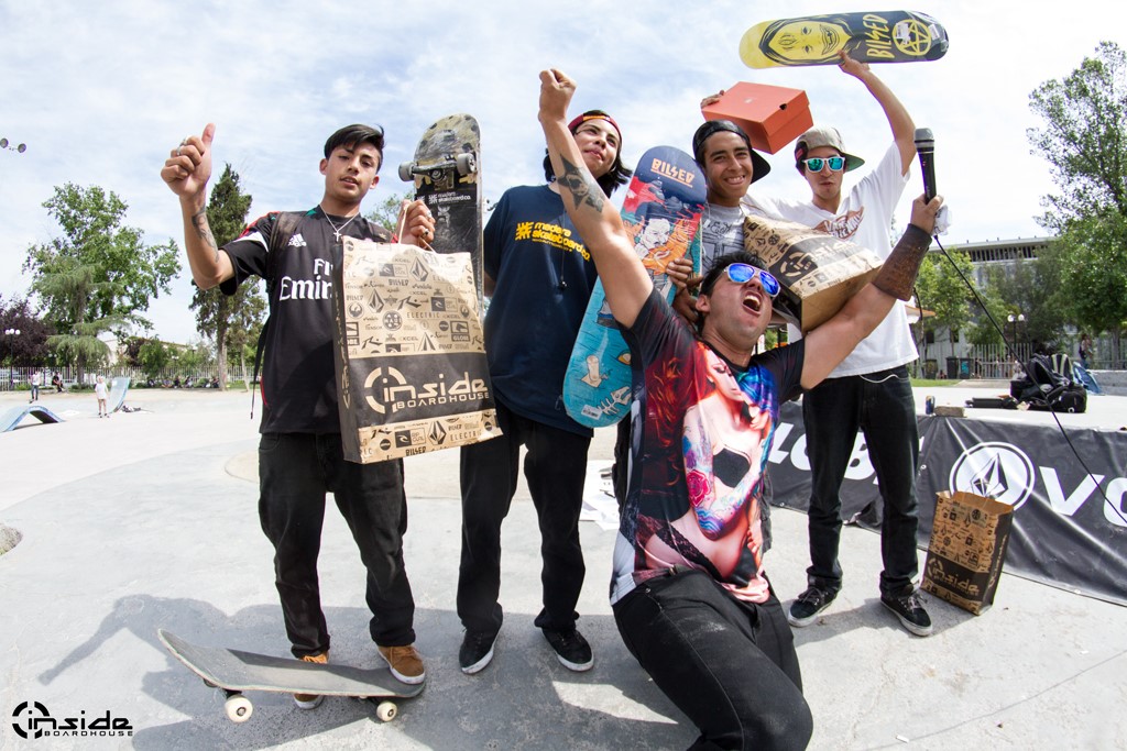 Se llevó a cabo la primera fecha del INSIDE BOARDHOUSE VOLCOM Santiago AM By GLOBE en el Parque Bustamante