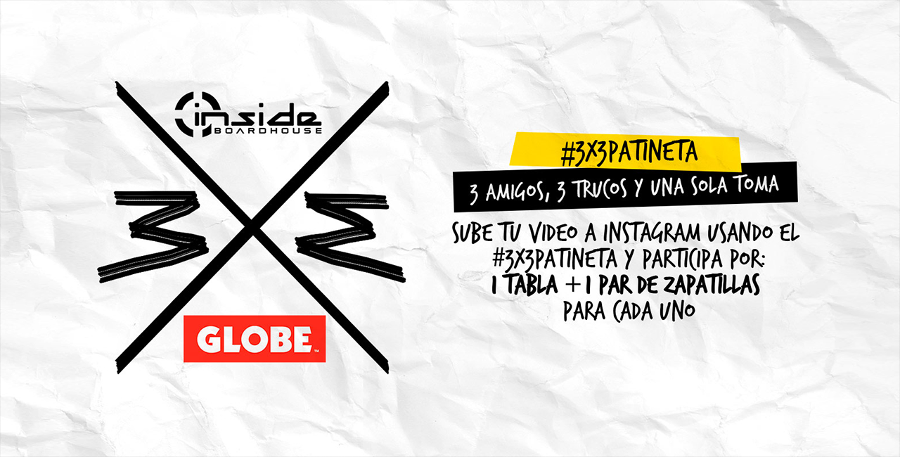 #3x3Patineta | Tres amigos, tres trucos y una sola toma!