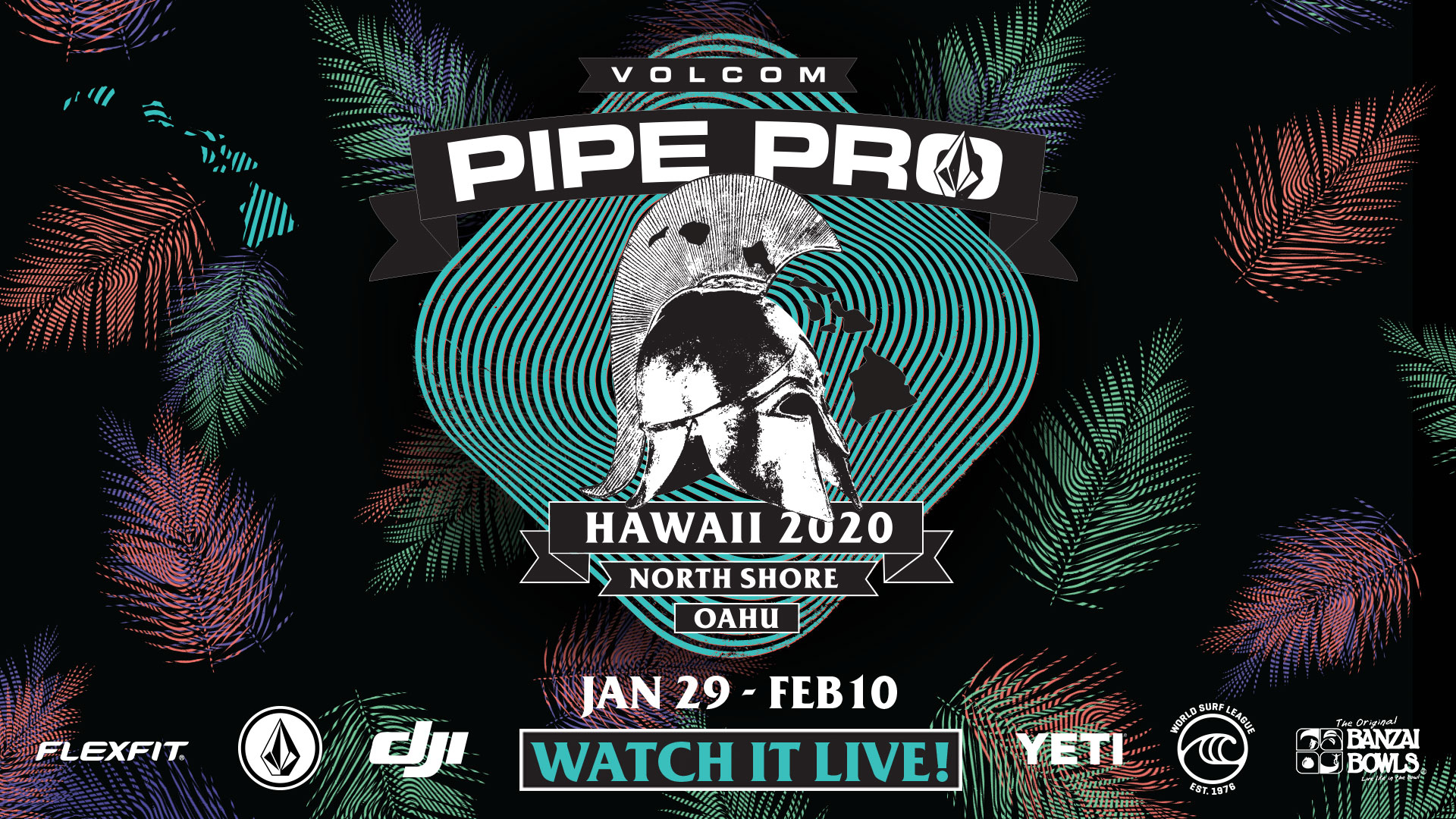 Toda la adrenalina y el mejor surf mundial está presente en el Volcom Pipe Pro 2020